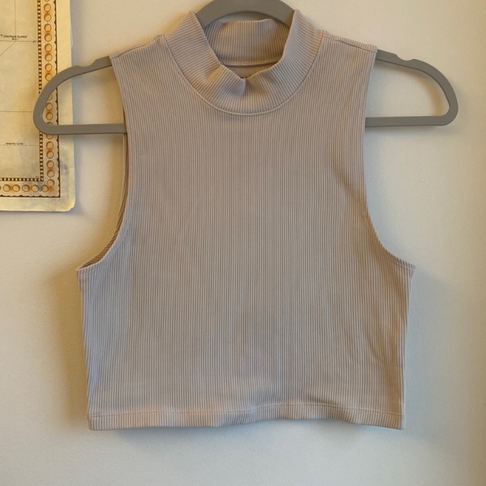 Abercrombie Mock Neck Crop Top